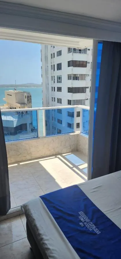 Hermosos Apartamentos Frente A La Playa Piso 11 Y 14 Cartagena 0*,  Colombia